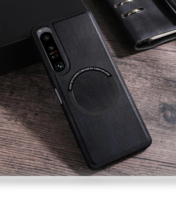 Magnetic Phone Case Leather Coated PC+TPU Cover — Basic Cases, Smartwatch 2025