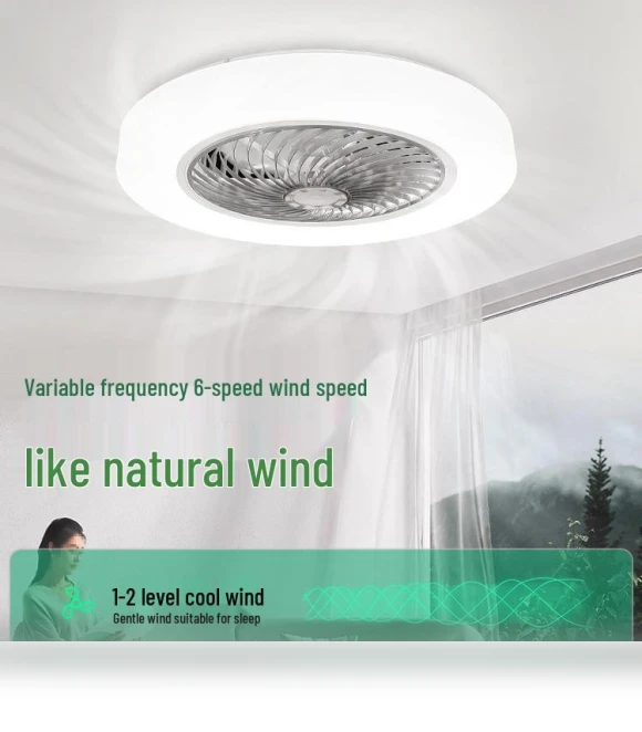 Modern Minimalist Smart Ceiling Fan with Lighting — Ceiling Fan Lighting Solutions, ElectroCN