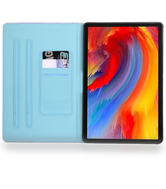 Pattern Printing PU Leather Stand Tablet Cover — Protective Cases, Smartwatch 2025