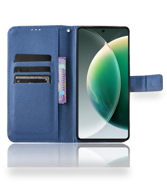 PU Leather Diamond Texture Phone Wallet Cover — Phone Accessories, Smartwatch 2025