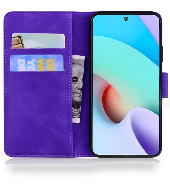 PU Leather Phone Case with Wallet Tiger Pattern Imprinted Stand — Flip Cases, Smartwatch 2025