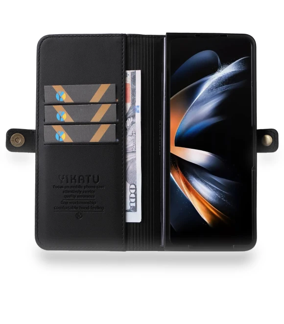 PU Leather Strong Magnetic Flip Phone Cover — Flip Cases, Smartwatch 2025