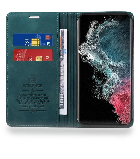 RFID Blocking Phone Wallet Leather Stand Shockproof Case — Bumpers, Smartwatch 2025