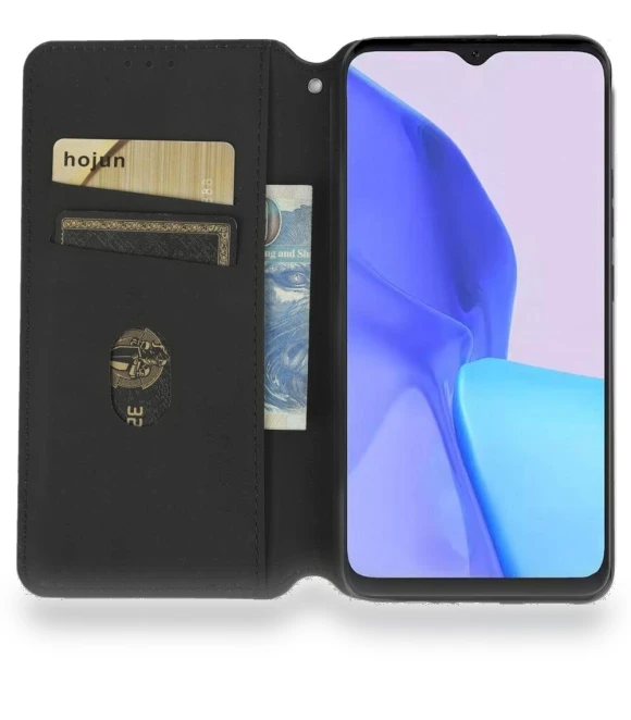 Rhombus Pattern Imprinted PU Leather Case Stand Wallet — Flip Cases, Smartwatch 2025