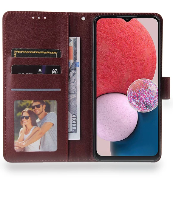 Scratch Proof Stand Cover, Folio Flip PU Leather Wallet Cell Phone Case with Lanyard — Phone Accessories, Smartwatch 2025
