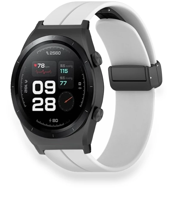 Soft Silicone Watch Strap with Magnetic Buckle — Fitness Bands, Smartwatch 2025