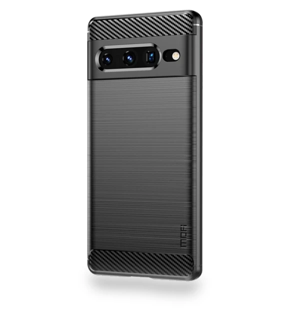 Soft TPU Back Cover Carbon Fiber Texture — Screen Protectors, Smartwatch 2025