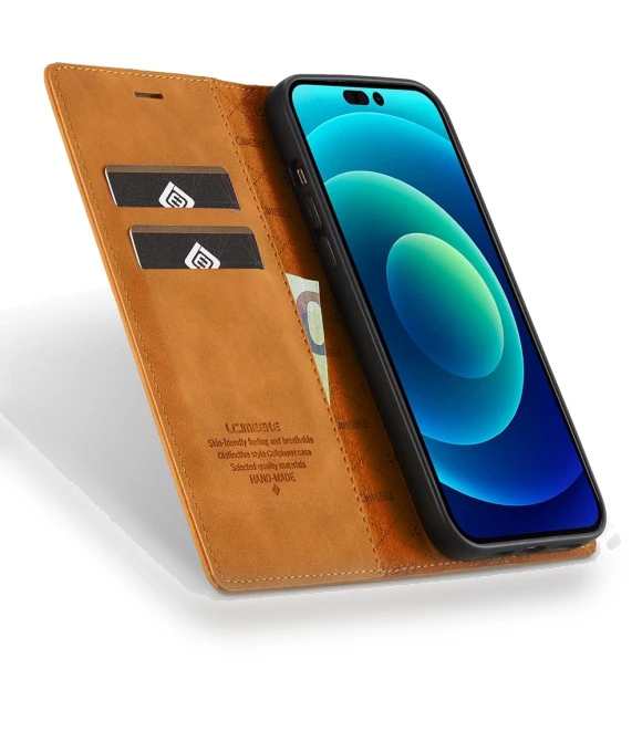 Strong Magnetic Closure Anti-dust PU Leather Mobile Phone Case — Phone Accessories, Smartwatch 2025