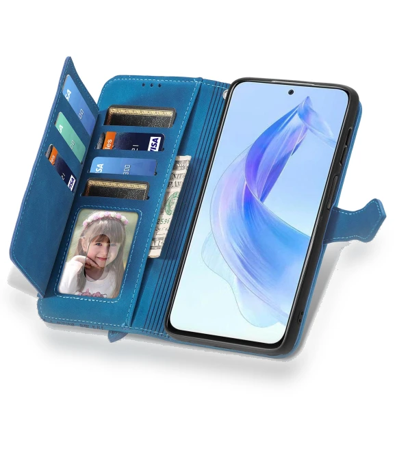 Zipper Wallet Case with Strap Flower Imprint — Basic Cases, Smartwatch 2025