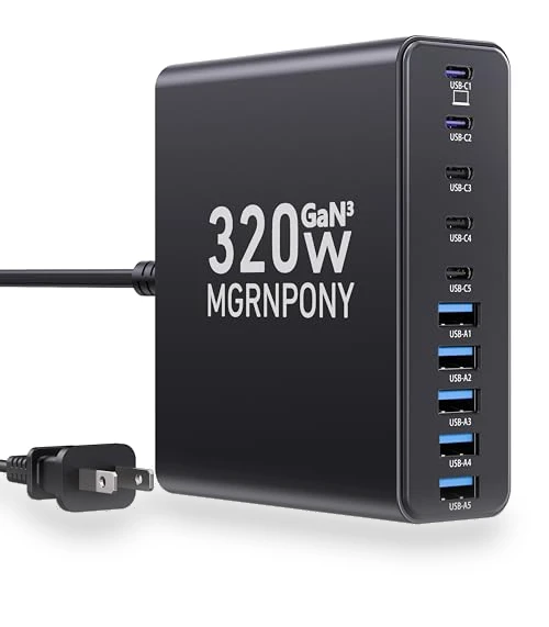 10-Port USB C Charging Station — Chargers, MGRNPONY