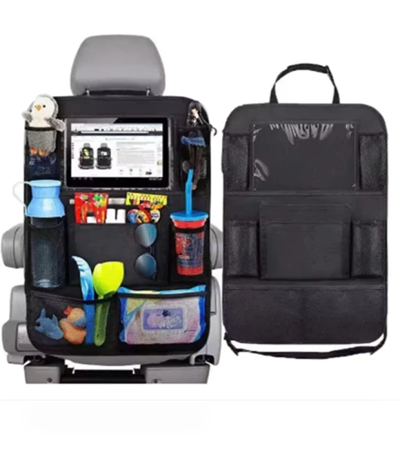 Car Backseat Organizer with Touch Screen — Seat Back, Makeup Retailer