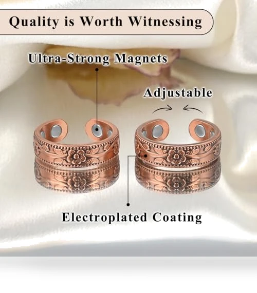 Copper Magnetic Ring — Statement, Vicmag