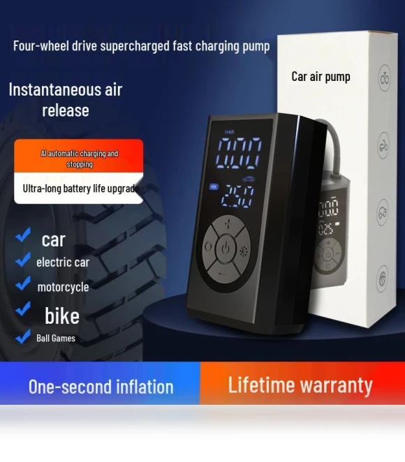 Dual-Use Portable Electric Tire Inflator — Tire Inflation Solutions, Discount Domain