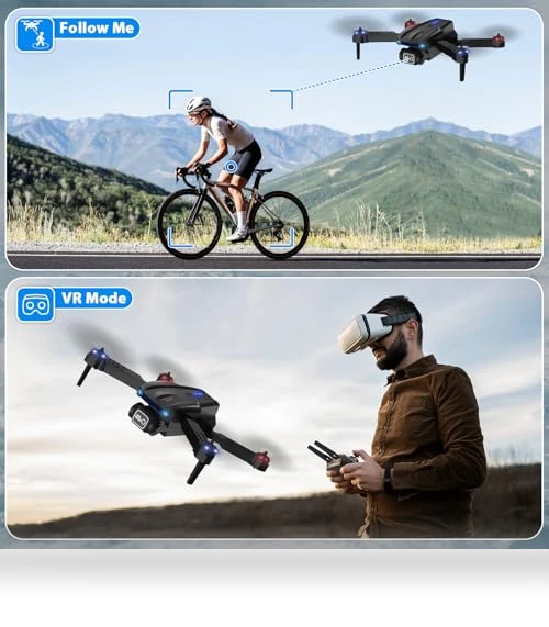 Foldable FPV Drone with 1080P HD Camera — Drones, X-shop
