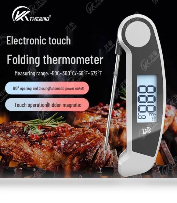 Folding Smart Thermometer for BBQ and Baking — Instant-Read, Discount Domain