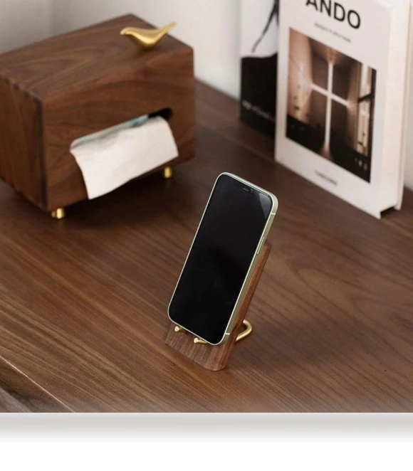 Lazy Phone Stand Wooden Small Tablet Holder — Stands, Waxunrose