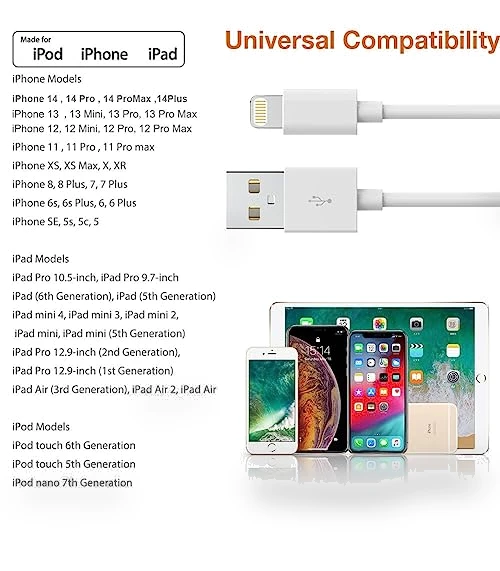 Long Lightning Cable Fast Charging — Chargers, VODRAIS