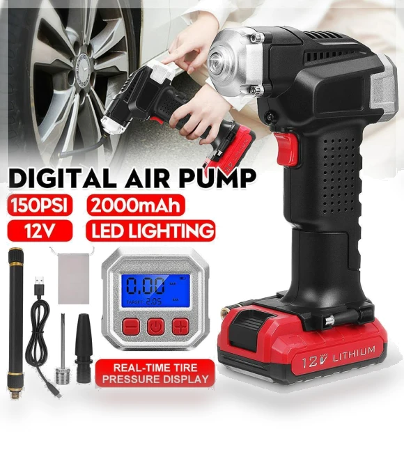 Portable Wireless Air Pump — Portable, Pro DIY Tool