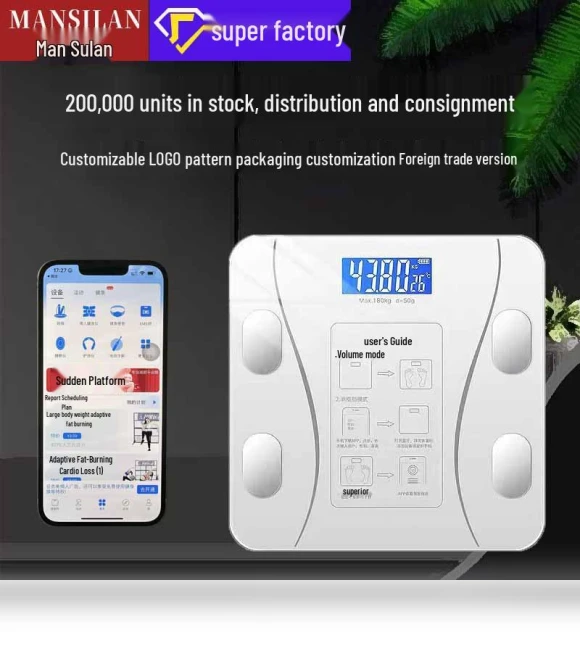 Smart Bluetooth Body Fat Scale — Body Composition Analysis, Deals Supermarket
