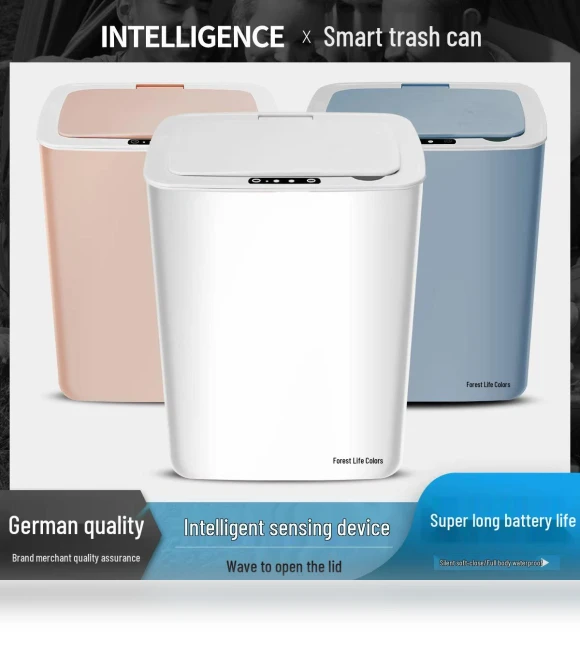Smart Odor-Proof Automatic Trash Can — Kitchen Cans, Deals Supermarket