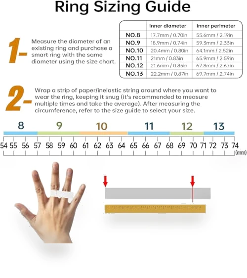 Smart Ring—Health & Fitness Tracker — Wearable Accessories, Naughtbaby
