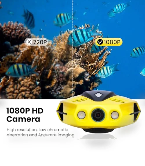 Underwater Drone with Camera — Action Cameras, Chasing