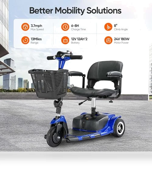 3 Wheel Mobility Scooter — Rolling Walkers, VERPAL