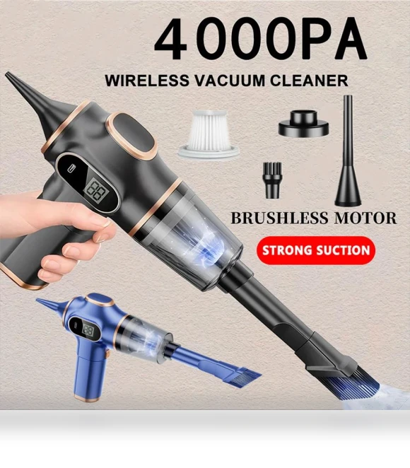 4000Pa 5-in-1 Wireless Vacuum Cleaner — Stand-Up Vacuums, TESHILA