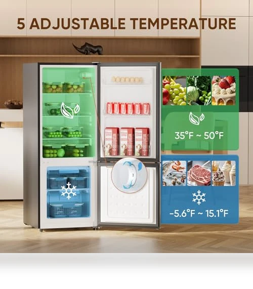 7.1 Cu.Ft Refrigerator with Bottom Freezer — Mini Fridges, Upstreman