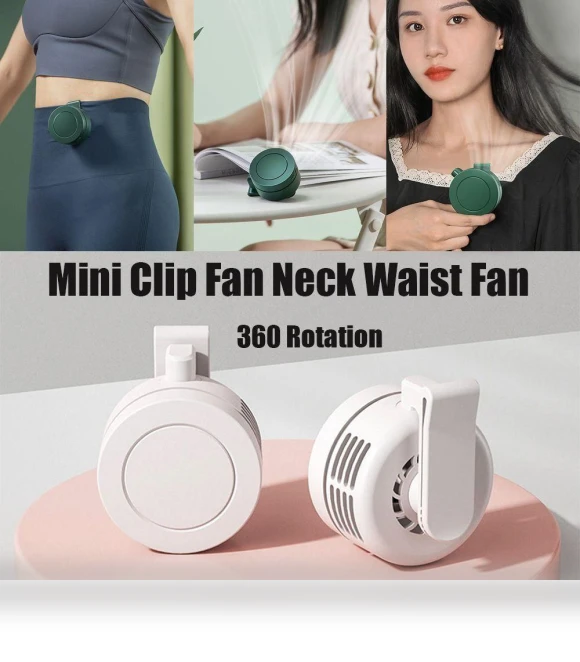 Adjustable 360° Silent Mini Bladeless Fan — Portable Cooling Solutions, TorchNicce