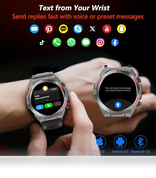 AI Smartwatch — Smartwatches, Bvlrksc