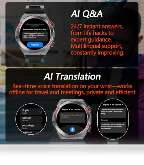 AI Smartwatch — Smartwatches, Bvlrksc
