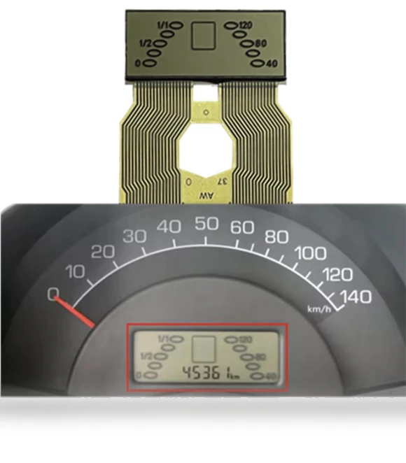 Dashboard Instrument Cluster LCD Display Screen — Clock, FYUU-autoparts