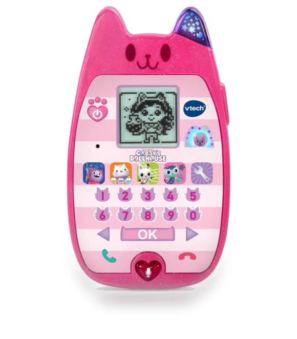 Dollhouse Talking Cat Smartphone — Interactive Animal Companions, TAKARA TOMY