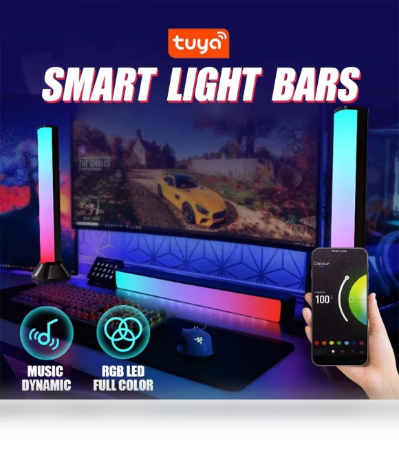 LED Pickup Light Bluetooth App Control Music Rhythm Lights — Desk & Table Lighting, Decor Dream