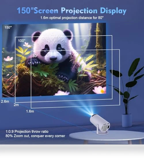 Mini Projector with WiFi and Bluetooth — Home Theater Projectors, Magcubic