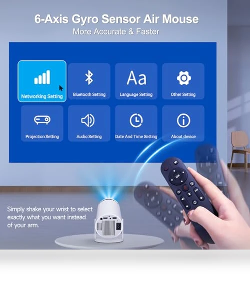 Mini Projector with WiFi and Bluetooth — Home Theater Projectors, Magcubic
