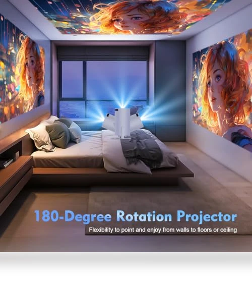 Mini Projector with WiFi and Bluetooth — Home Theater Projectors, Magcubic
