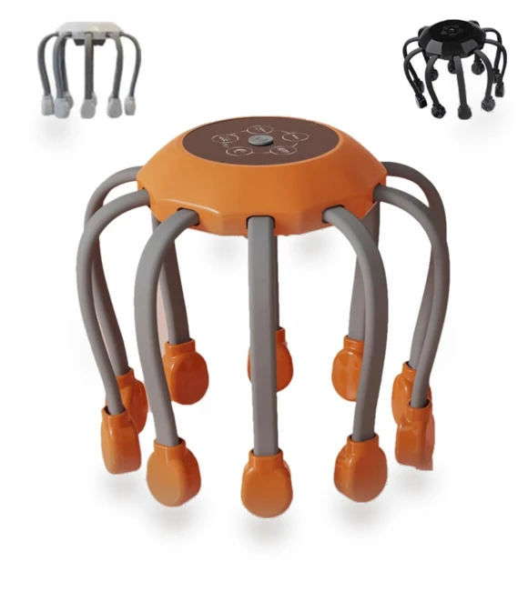 Octopus with 20 Tentacles, Head Massager — Back Relief Solutions, Nijuichi