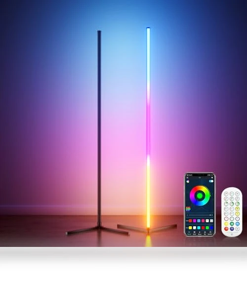 RGB Corner Floor Lamp — Standing Lights, JarryStart