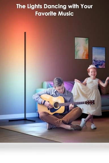 RGB Corner Floor Lamp — Standing Lights, JarryStart