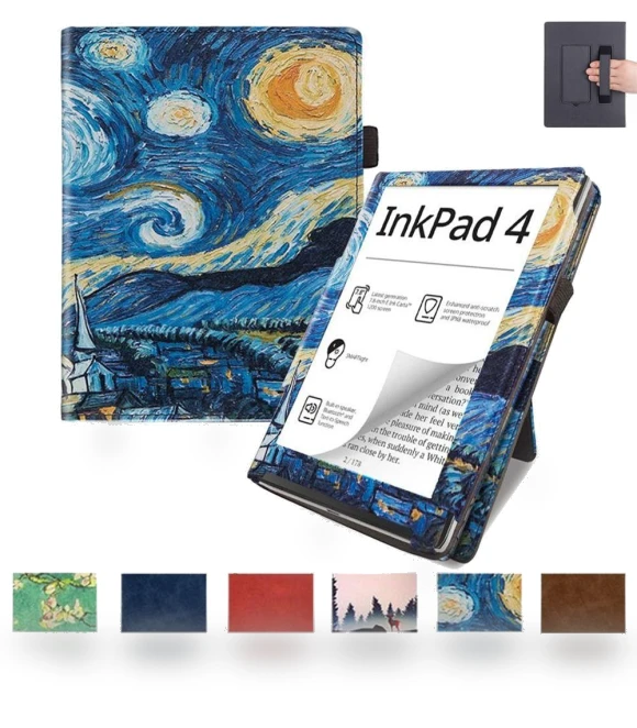 Smart Cover with Hand Strap for E-Reader — Protective Cases, uhchnfe