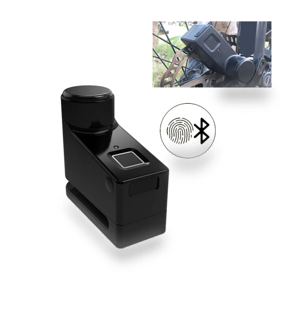 Smart Fingerprint Disc Lock — Locks, Tautoparts