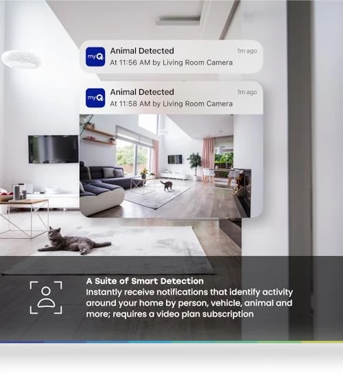 Smart Indoor Security Camera — Smart Home Security, Chamberlain Group