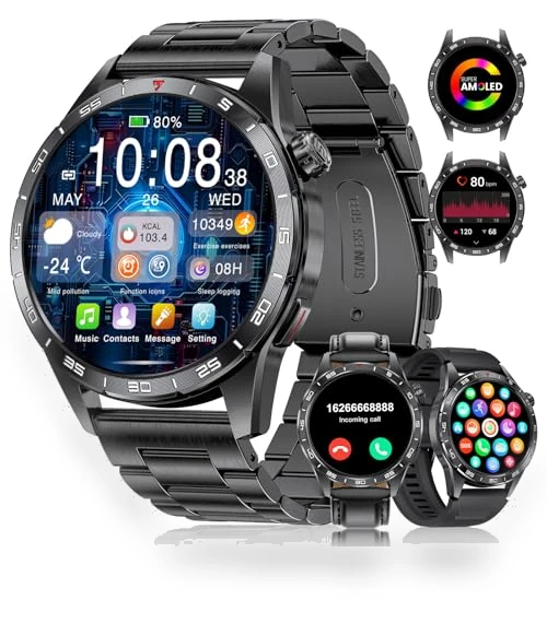 Smart Watch for Men with 3 Straps — Smartwatches, SUNKTA