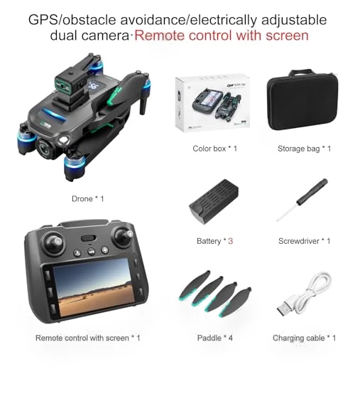 4K GPS Drone with Dual Cameras — Drones, Jardhom