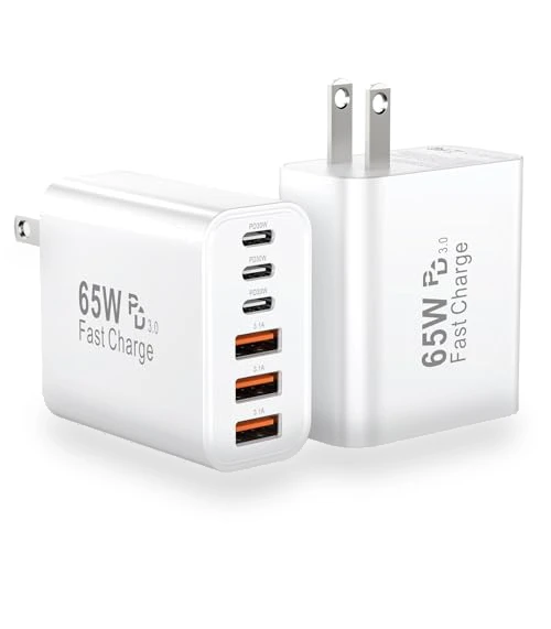 65W 6-Port USB C Fast Charging Block — Chargers, Shenzhen Xihuida Electronics Co., Ltd.