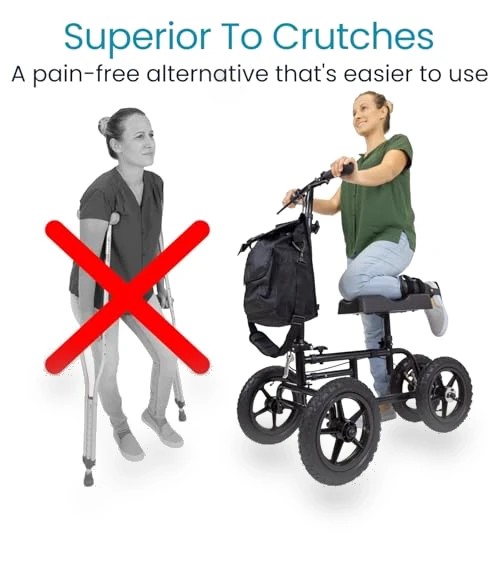 All Terrain Knee Scooter Walker — Leg Lifters, Vive Health