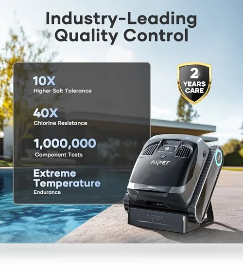 Cordless Robotic Pool Cleaner — Automated Pool Maintenance, AIPER