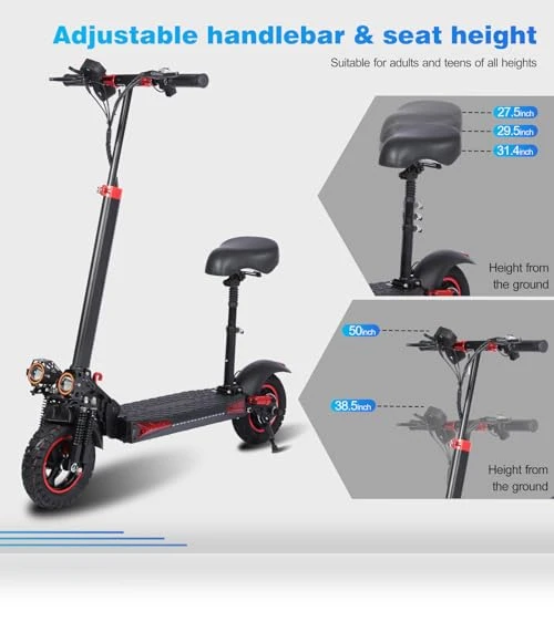 Electric Scooter with Removable Seat — Electric Self-Balancing Scooters, FREEBOY
